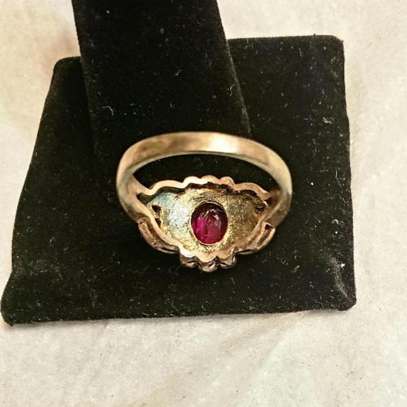 American made24k gold & Sterling Silver  ring - Picture 3 of 4